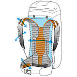 Рюкзак туристичний Ferrino Triolet 43+5 Lady Grey (75662III), фото 3