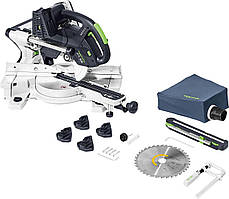 Акумуляторна торцювальна пила з протяжкою KAPEX KSC 60 EB-Basic Festool 576847