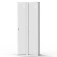 Металлический шкаф для одежды крашенный Шом 300/2 двухдверный ширина 600 мм (Emby-ТМ)