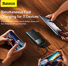 Павербанк Baseus Star Lord PPXJ080001 Power Bank портативний зарядний пристрій для телефону 20000 mAh 22.5W, фото 6