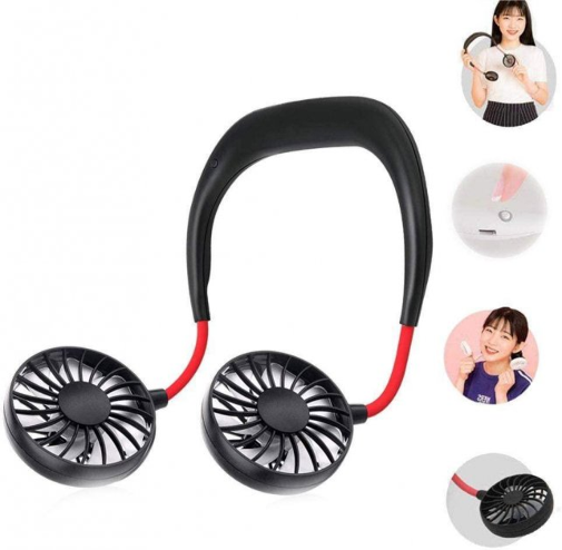 Портативний міні-вентилятор на шию Sport and Fun Hands Free Usb | Вентилятор ручний
