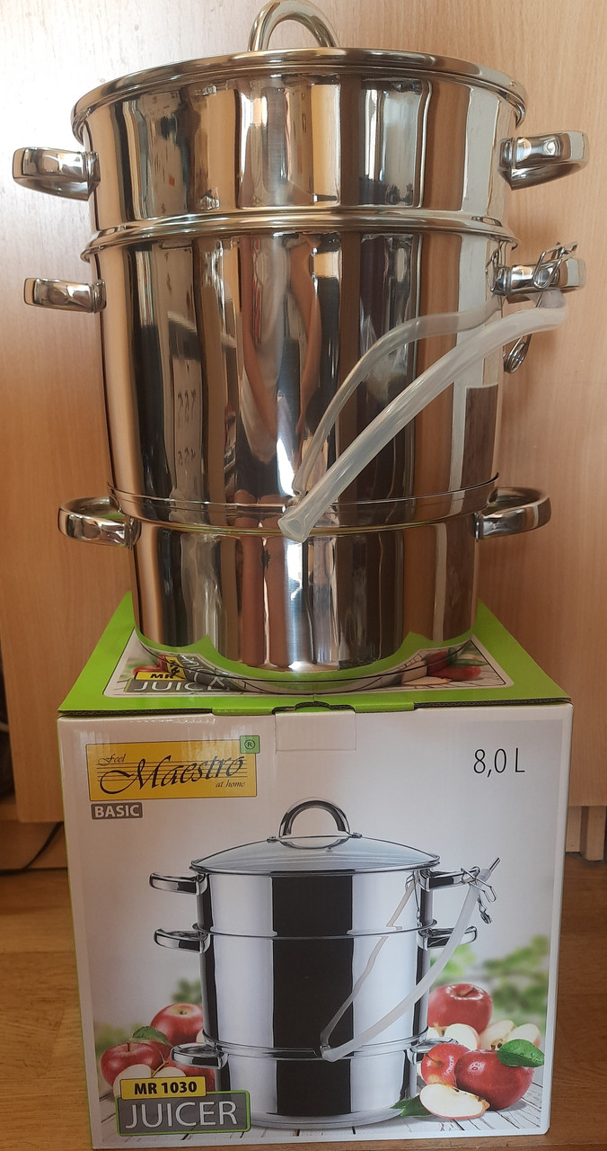 Соковарка MAESTRO RAINBOW MR 1030 - 8л ( нержавіюча сталь ) П