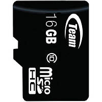 Карта памяти TEAM 16 GB microSDHC class 10 card only