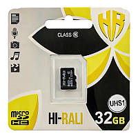 Карта памяти 32GB Hi-Ral UHS-I Class 10 (HI-32GBSD10U1-00)