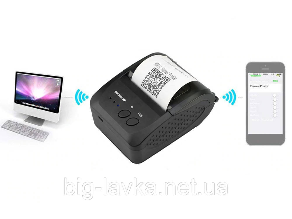 Купить Мобильный принтер чеков Pos Bluetooth, цена 1780 ₴ — Prom.ua (ID ...