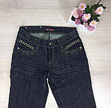 Жіночі стильні джинси з блиском, фото 2
