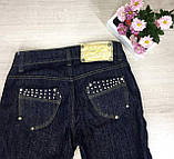 Жіночі стильні джинси з блиском, фото 3