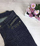 Жіночі стильні джинси з блиском, фото 4