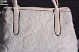 Стильна жіноча хутрова сумочка, фото 5
