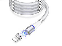 Магнітний кабель Keysion IOS для швидкої зарядки for IOS Білий