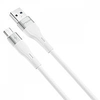 Кабель Micro USB 1m (2.4A ) | Proove Light Silicone white - Шнур Микро Юсб для зарядки