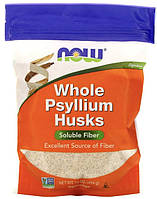 NOW Foods, Цільне лушпиння подорожника, Псиллиум Psyllium 454 г (16 унцій)