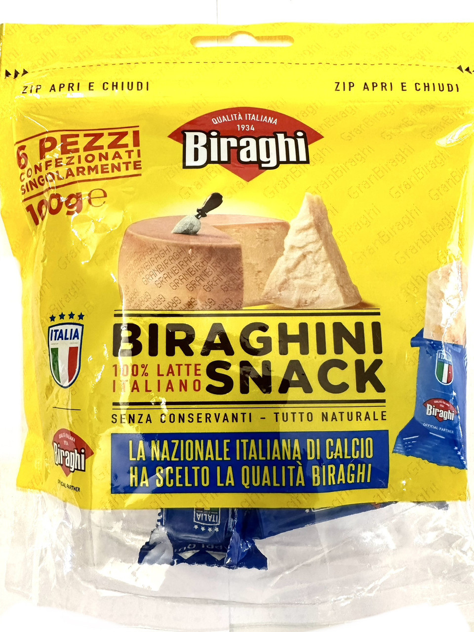 Сир пармезан Gran Biraghi Biraghini Snack 100 г,