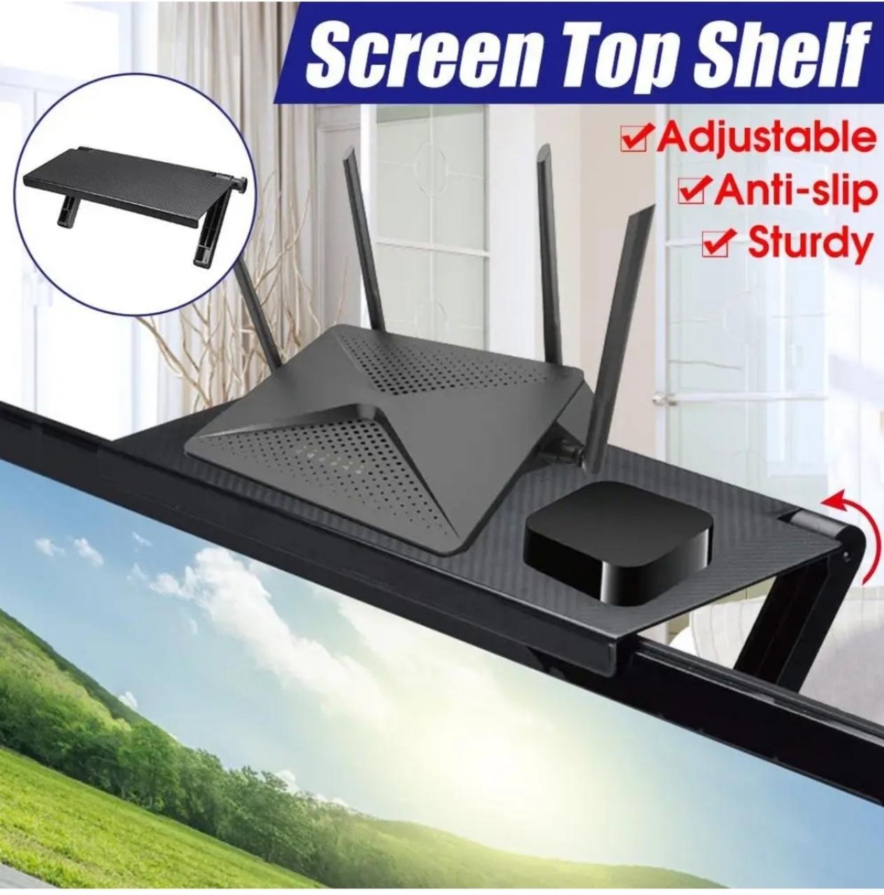 Зручна полиця на телевізор, монітор Screen top shelf, фото 1
