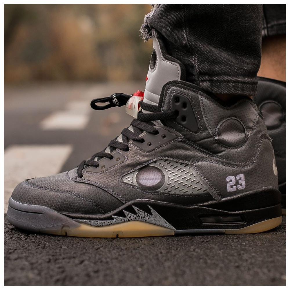 Jordan 5 off white ua cheap