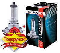 Автолампа H7 12V 70W PX26d "Standard" Tes-lamps