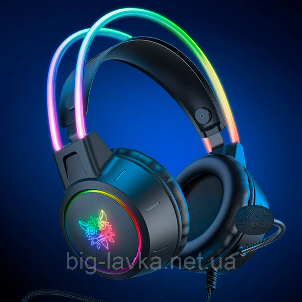 Ігрові RGB навушники Onikuma X15 Pro для повного занурення чорні
