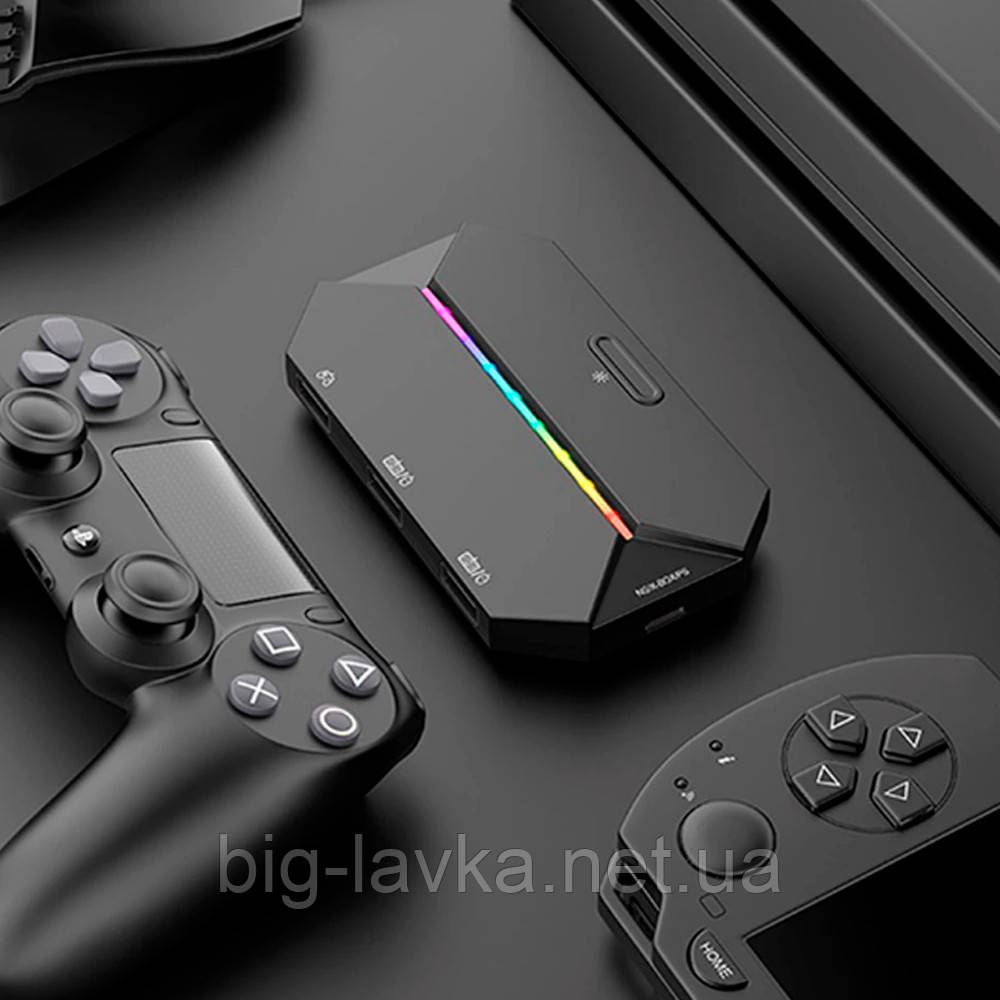 Адаптер G6L для миші та клавіатури Xbox PS3 PS4 Nintendo Switch  чорний