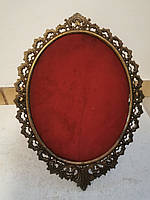 Антикварная зеркало в бронзовой раме