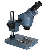 Мікроскоп KAISI KS-7045 B1 бінокулярний (збільшення 7x-45x) синій