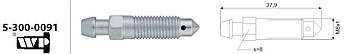 Штуцер прокачки WP 5-300-0091 (M8x1 L=37.9 mm)