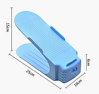 Подставка для обуви Double Shoe Racks синяя