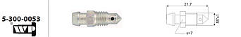 Штуцер прокачки WP 5-300-0053 (M7x1 L=21.7 mm)