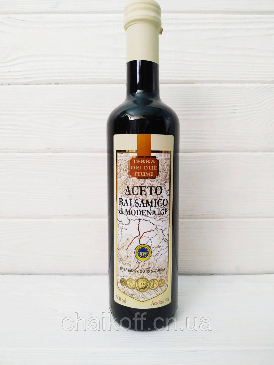 Уксус бальзамічний ACETO BALSAMICO di MODENA IGP 500 мл, фото 1