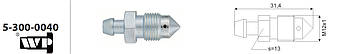 Штуцер прокачки WP 5-300-0040 (M12x1 L=31.4 mm)
