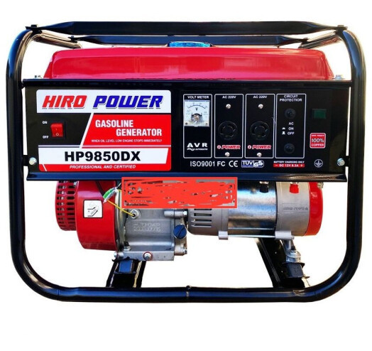Генератор бензиновий HIROPOWER HP9850DX 3,3 кВт 1-фазний