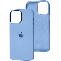 Чехол Silicone Case Metal Buttons (AA) для Apple iPhone 13 Pro Max (6.7")