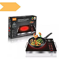 Плита інфрачервона сенсорна одноконфоркова для всіх видів посуду XPRO RAF 8003 (MER-15299_878)