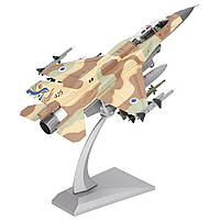 Модель самолета истребителя Ф-16, F-16i Fighting Falcon метал масштаб 1:72