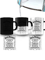 Горнятко-хамелеон  Jack Daniel's (чорний колір покриття) (Прикольні подарункові чашки)