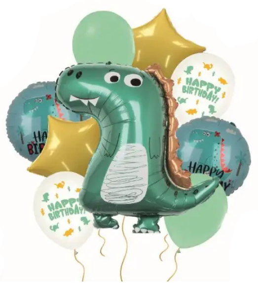 Набір повітряних куль "Діно / Dino party", 9 куль