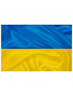 Флаг Украины 120*80 см (из атласа) (Флаги Украины)