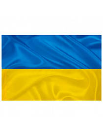 Прапор України 120*80 см (з атласу) (Флаги України)