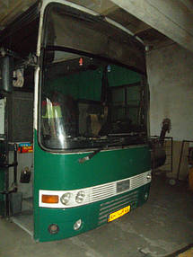 Изготовление и замена лобового стекла на автобусе Van Hool Alizee Volvo B10M в Никополе (Украина) 13