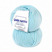 Пряжа Lana Gatto Maxi Soft 14451 Небесная бирюза