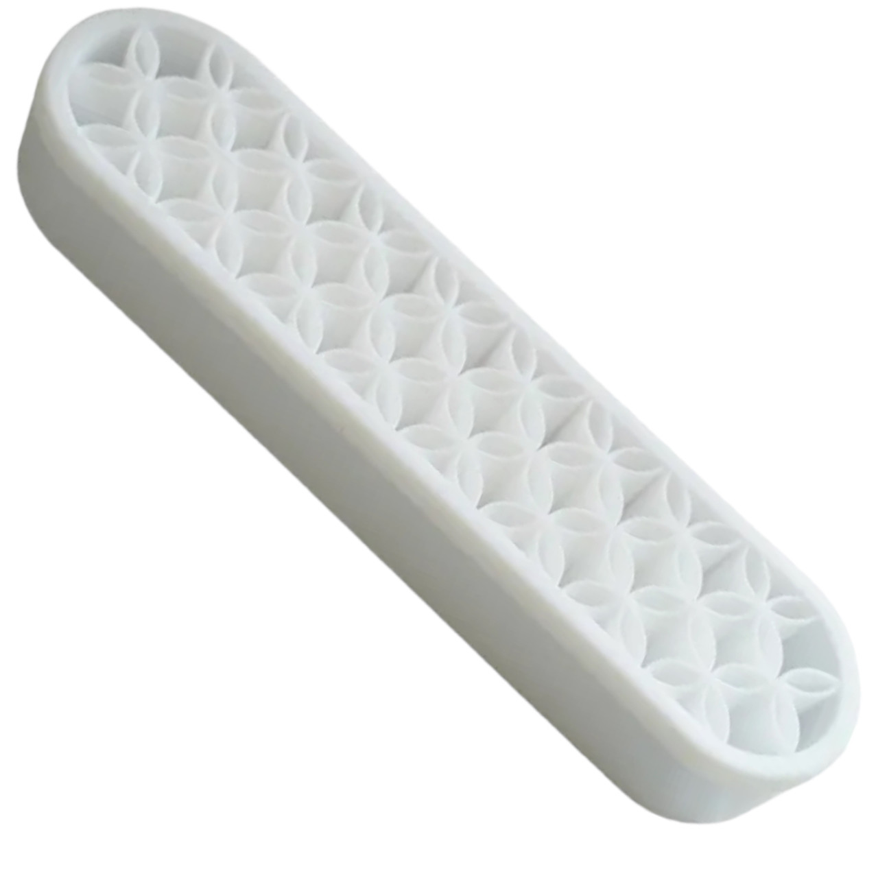 Білий силіконовий органайзер №1 (футляр, тримач) для зберігання манікюрних кистей та сушіння кистей для макіяжу, фото 1
