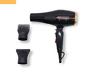 Фен для укладки волос компактный с насадками XPRO GM-1771 черный (40548-GM-1771_343)