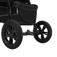 Всесезонний прогулянковий візок Baby Tilly Omega T-1611 Light Grey з великими гелевими колесами, фото 7
