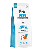 Brit Care Dog Grain-free Junior Large Breed 12 кг беззерновий корм із лососем для молодих собак великих порід