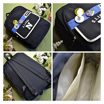 Рюкзак спортивний шкільний міський на блискавці 43*30 см в різних кольорах Luna