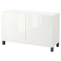 Комбинация с дверцами IKEA BESTÅ Стаббарп темно-серый, 120x40x74 см 994.243.97