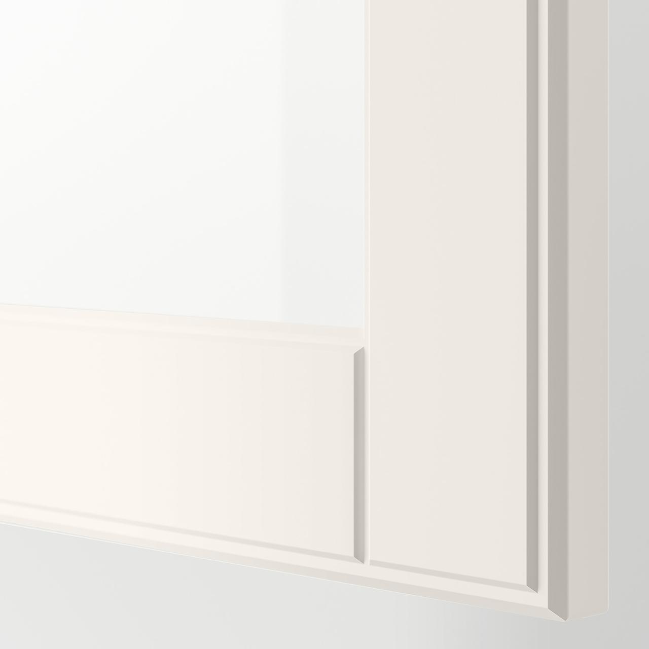 Комбинация для хранения с дверцами IKEA БЕСТО, белый, Мортвикен, Упрямый белый, 120x42x202 см, 794.216.96 - фото 4 - id-p1931174427