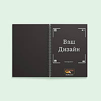 Блокнот на пружине А5, 4SU_NBA5SSC_0000, 50 листов, картон обложка с лам.