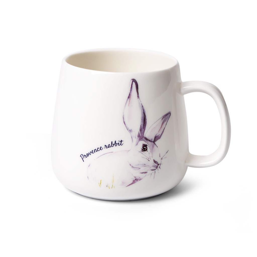 Кухоль "Provence rabbit" 11.5х8х9см/0.4 л з фарфору Fissman