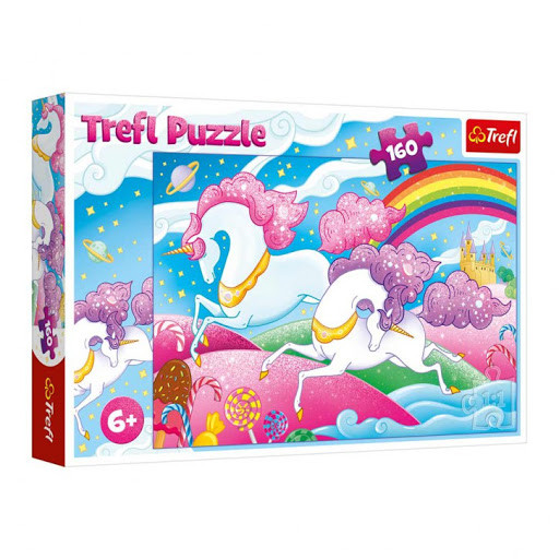 Пазли - (160 елм.) - "Галоп Єдинорогів" / Trefl, шт, фото 1