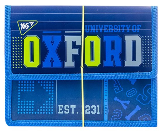 Папка для зошитів на гумці "Yes " пласт В5 491801 "Oxford", шт, фото 1